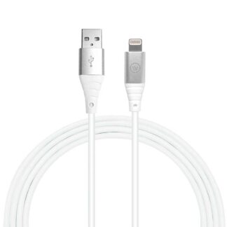 Cabo USB para Lightning MFi Hard Cable em TPE Branco 1m