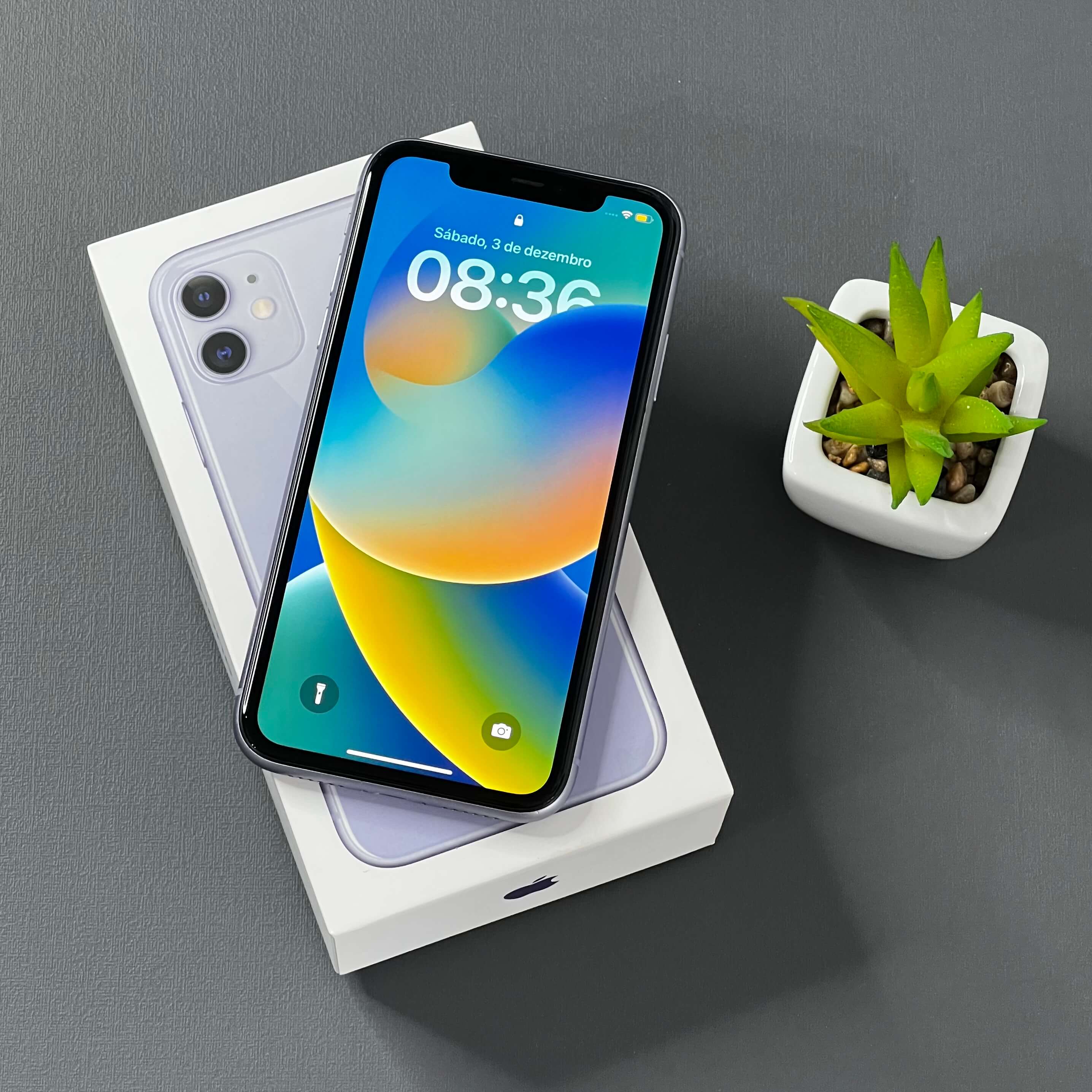 iPhone 11 128GB Lilás - Saúde de bateria: 🔋87% - Tela de 6.1" - (SEMINOVO) - Image 9