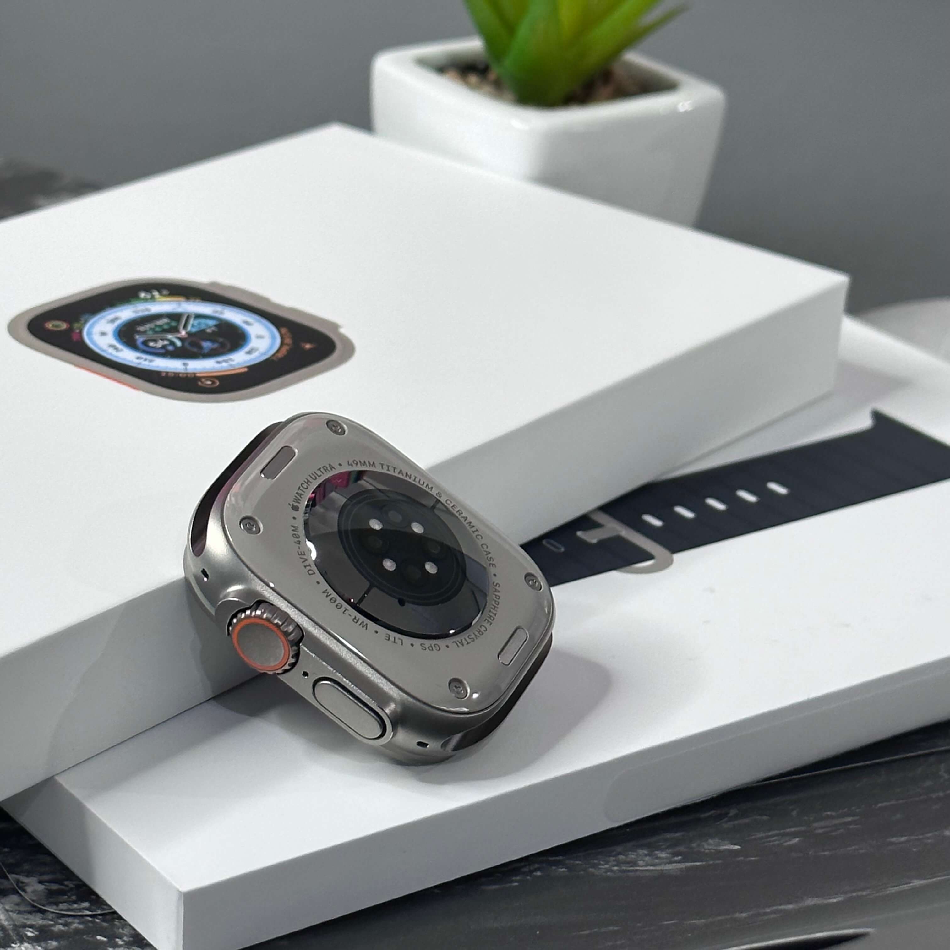 Apple Watch ULTRA 1 49mm - Saúde de bateria: 🔋86% - Ocean Band Midnight (GPS + Cel) - (SEMINOVO) - Image 9