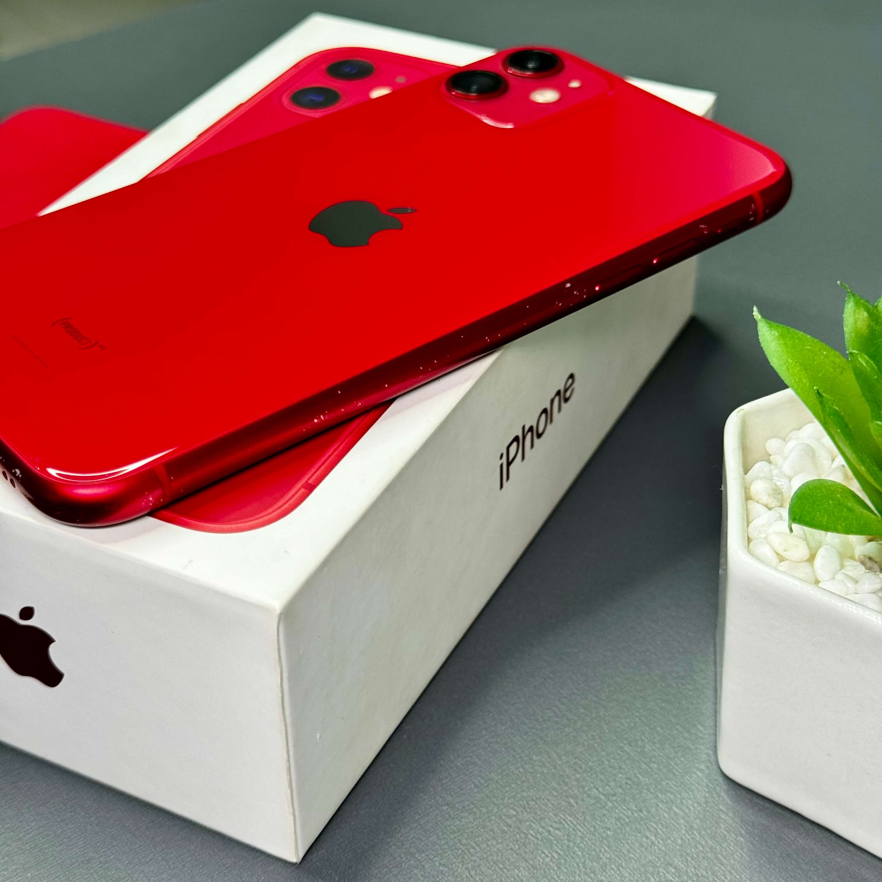 iPhone 11 64GB Vermelho - Saúde de bateria: 🔋100% - Tela de 6.1" - (SEMINOVO) - Image 3