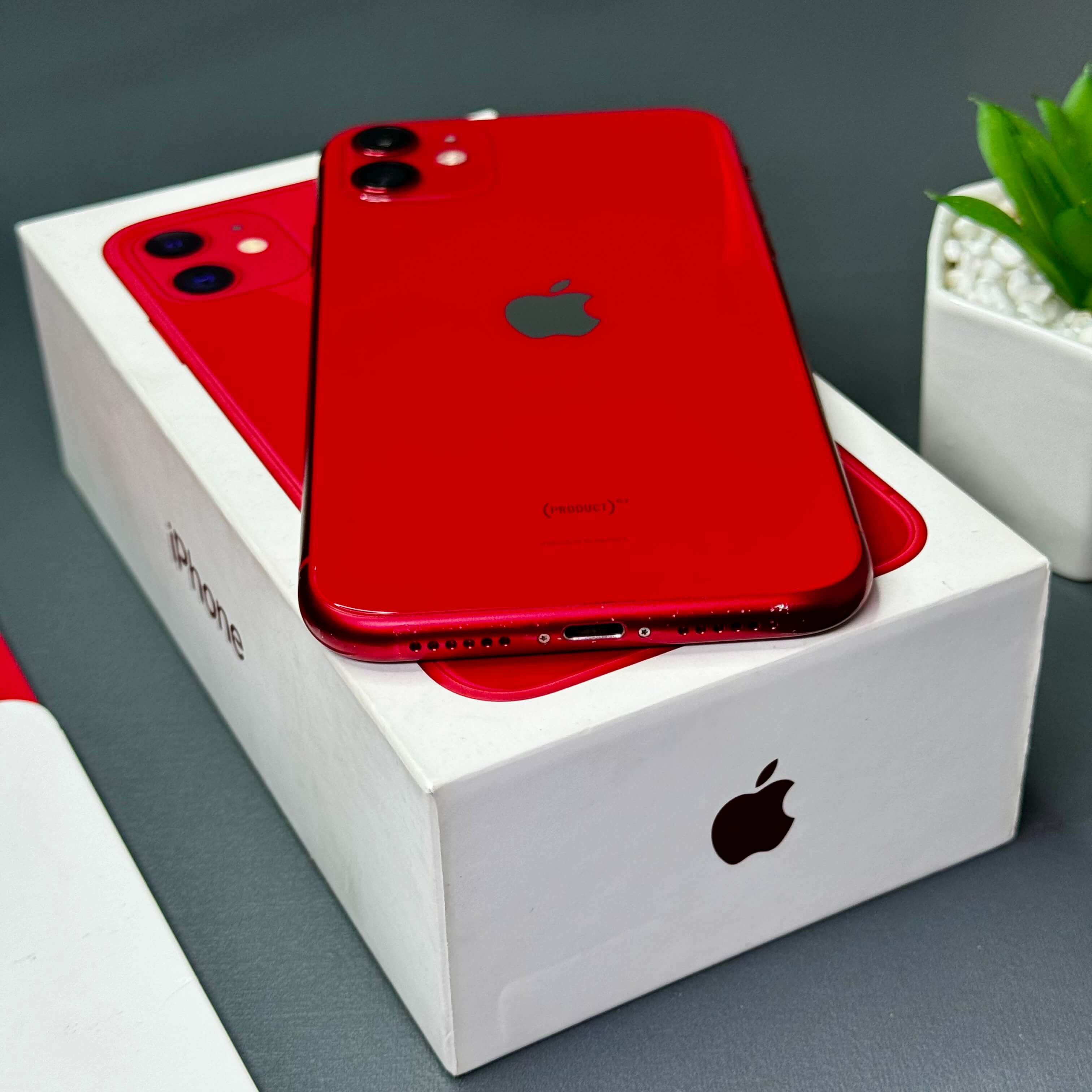 iPhone 11 64GB Vermelho - Saúde de bateria: 🔋100% - Tela de 6.1" - (SEMINOVO) - Image 4