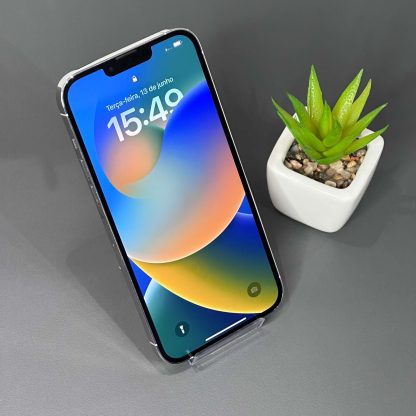 iPhone 14 Pro Max 128GB Silver - Tela de 6.7" - (SEMINOVO) - Image 8