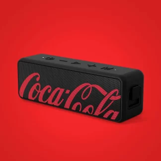 Coca-Cola Sound Box iWill - Caixa de som wireless com baixos acentuados - Preta
