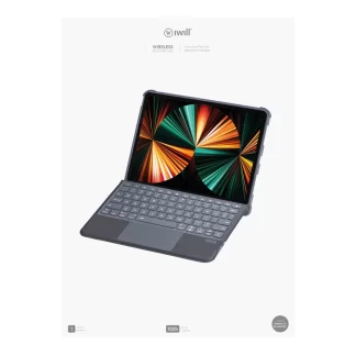 Wireless Keyboard Case iWill - Case para iPad com keyboard e trackpad