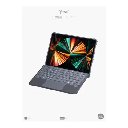 Wireless Keyboard Case iWill - Case para iPad com keyboard e trackpad