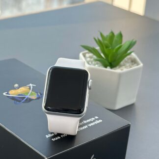 Apple Watch series 3 38mm Silver (GPS) - Saúde de bateria: 🔋84% (SEMINOVO)