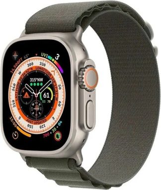 Apple Watch ULTRA 1 49mm Loop Alpina e Verde (GPS + Cel) Saúde de bateria: 🔋100%- (SEMINOVO)