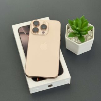 iPhone 16 Pro 128GB Titânio Desert - Saúde de bateria: 🔋96% - Tela de 6.3