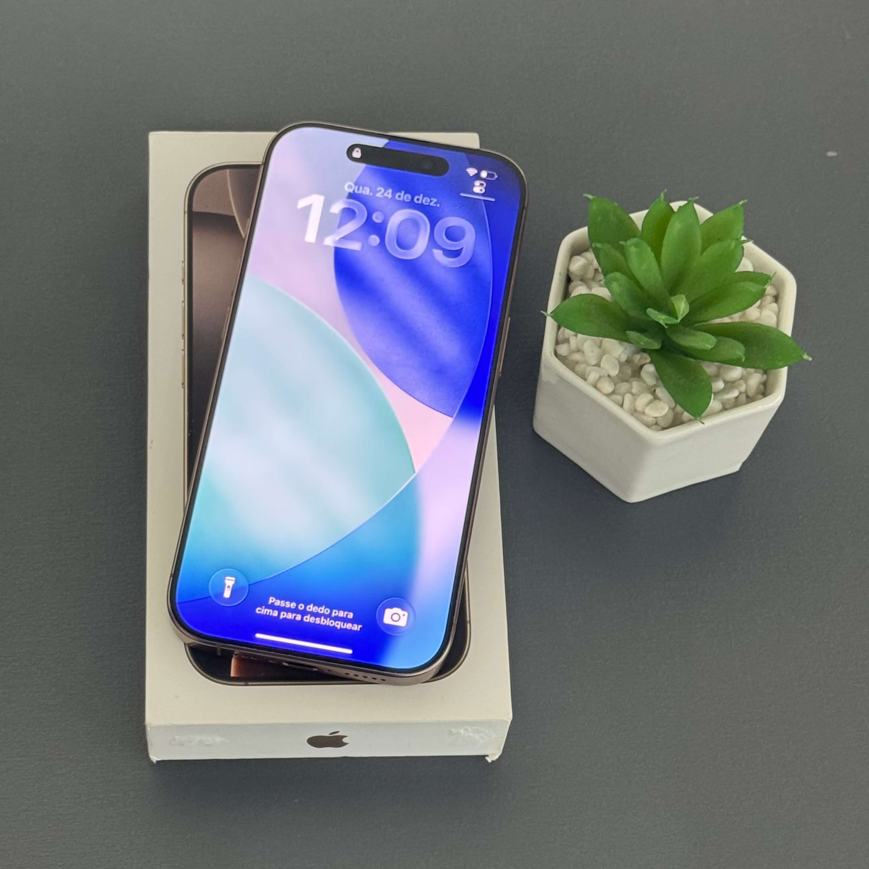 iPhone 16 Pro 128GB Titânio Desert - Saúde de bateria: 🔋91% - Tela de 6.3" - (SEMINOVO) - Image 8