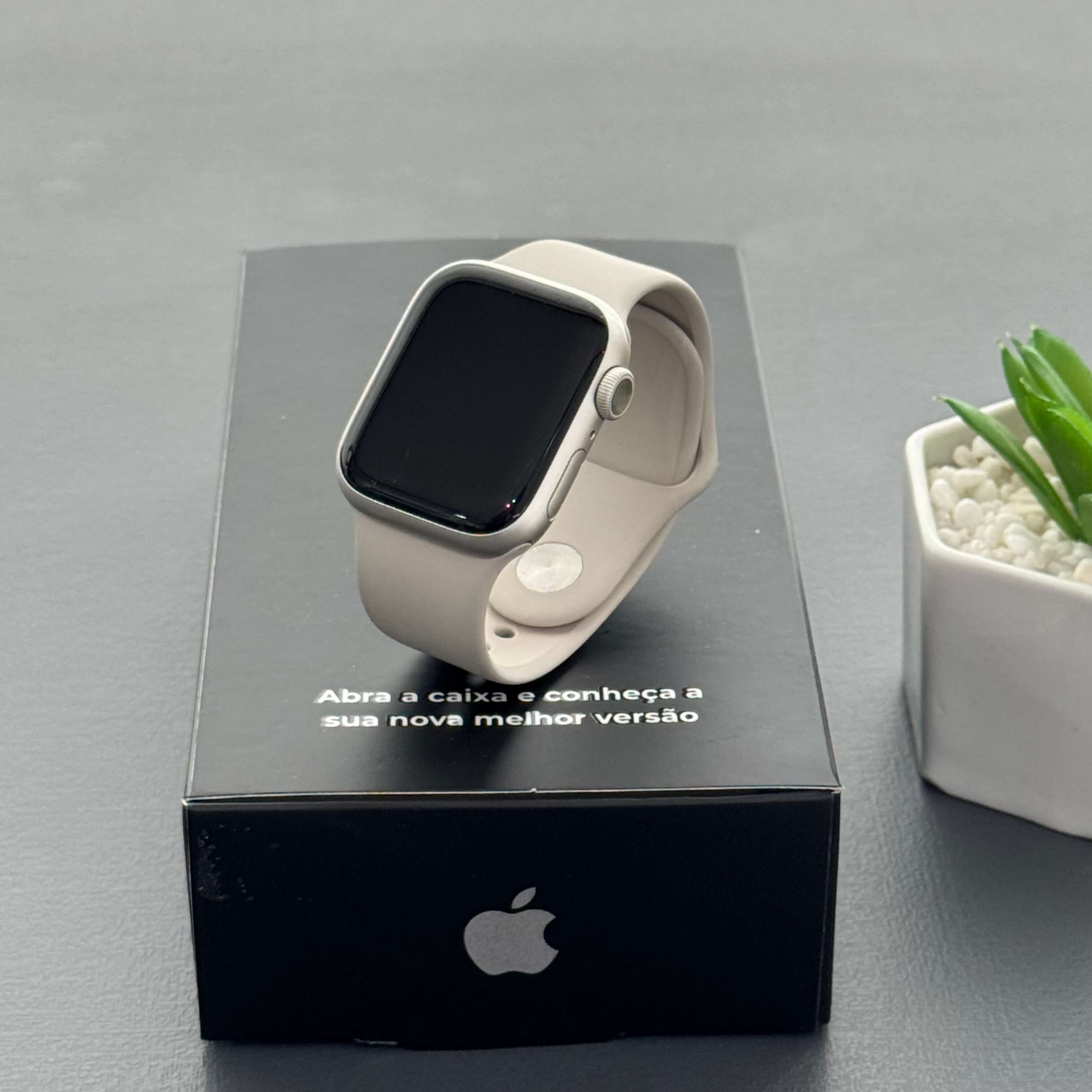 Apple Watch series 8 45mm Starlight (GPS) - Saúde de bateria: 🔋81% (SEMINOVO) - Image 2