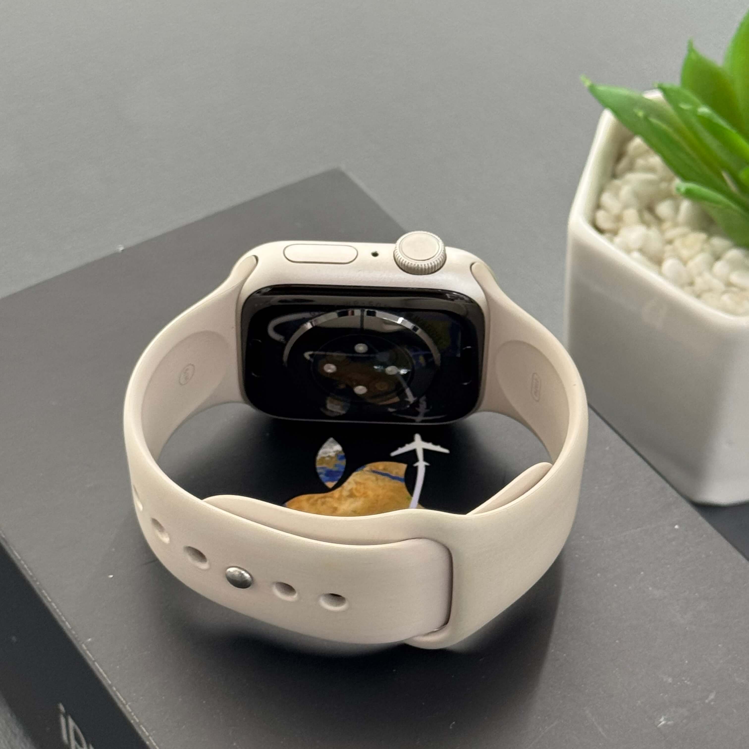 Apple Watch series 8 45mm Starlight (GPS) - Saúde de bateria: 🔋81% (SEMINOVO) - Image 5