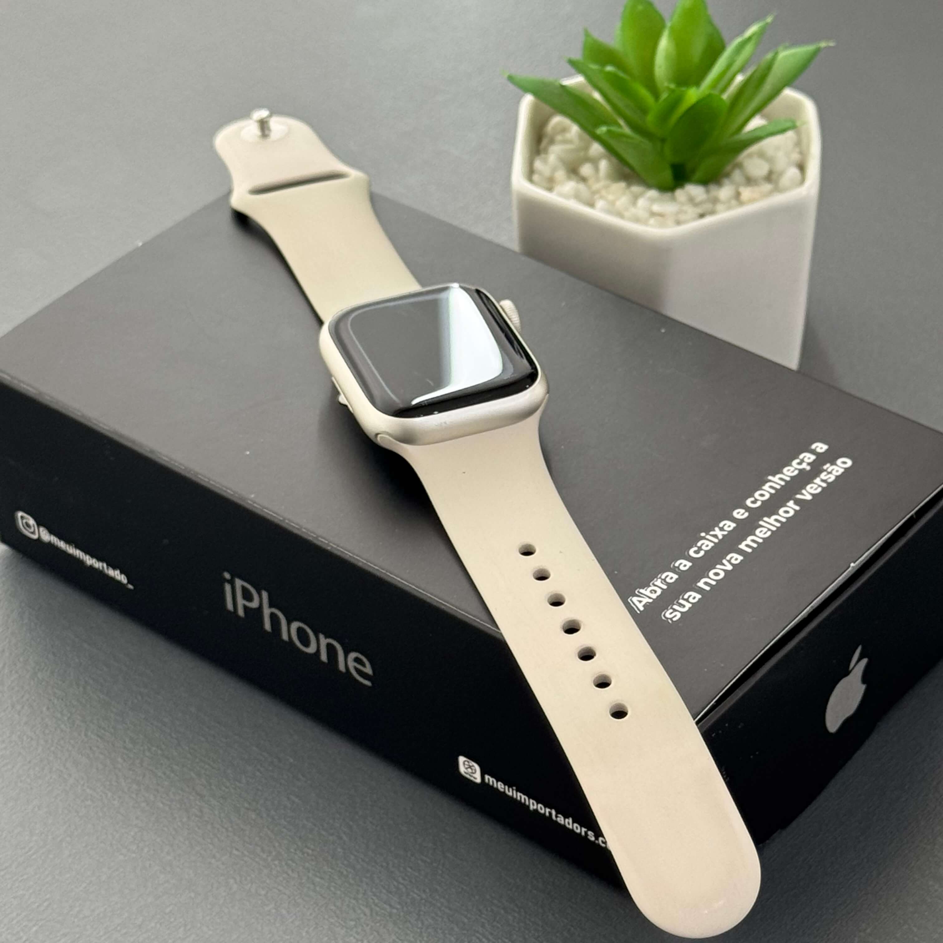 Apple Watch series 8 45mm Starlight (GPS) - Saúde de bateria: 🔋81% (SEMINOVO) - Image 6