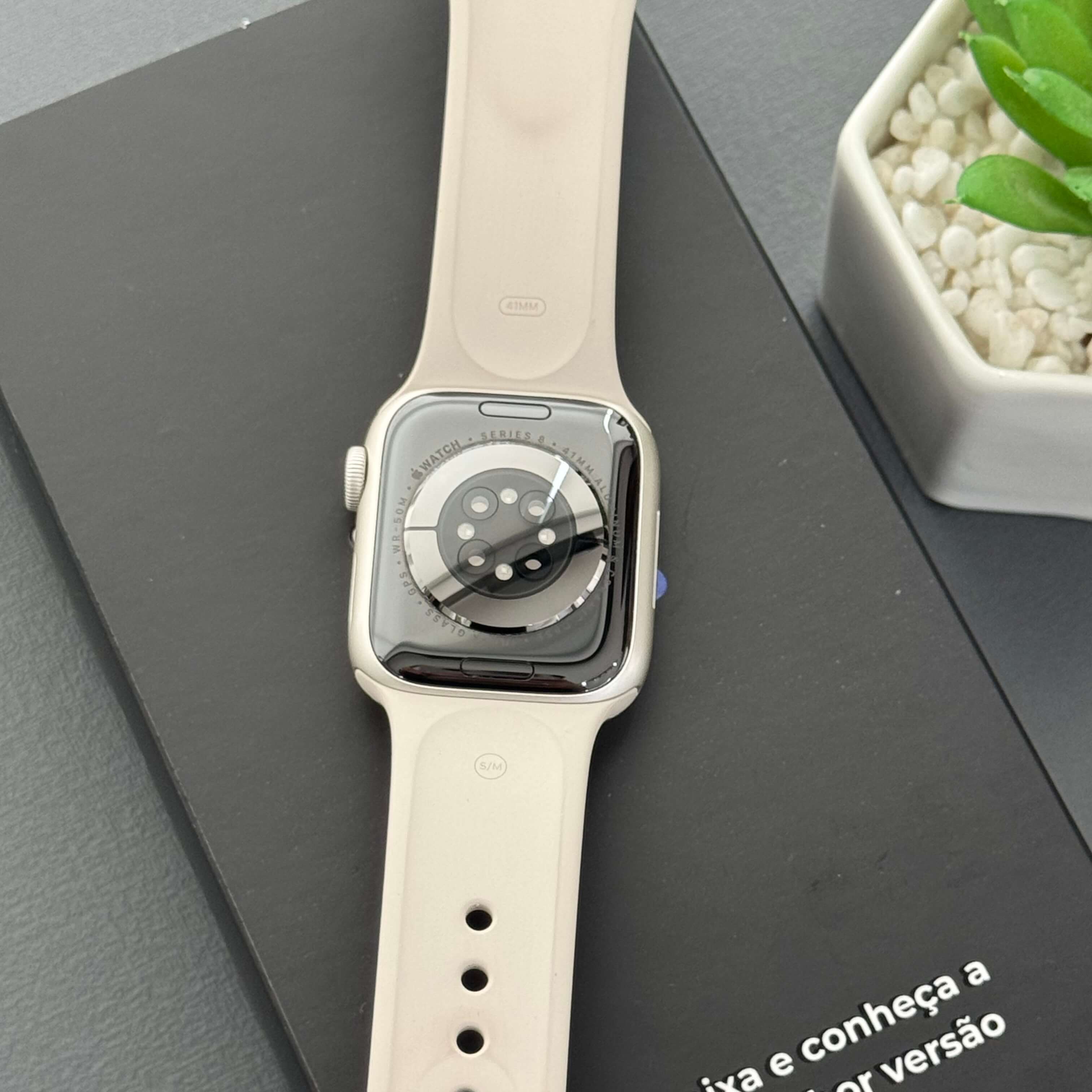 Apple Watch series 8 45mm Starlight (GPS) - Saúde de bateria: 🔋81% (SEMINOVO) - Image 8