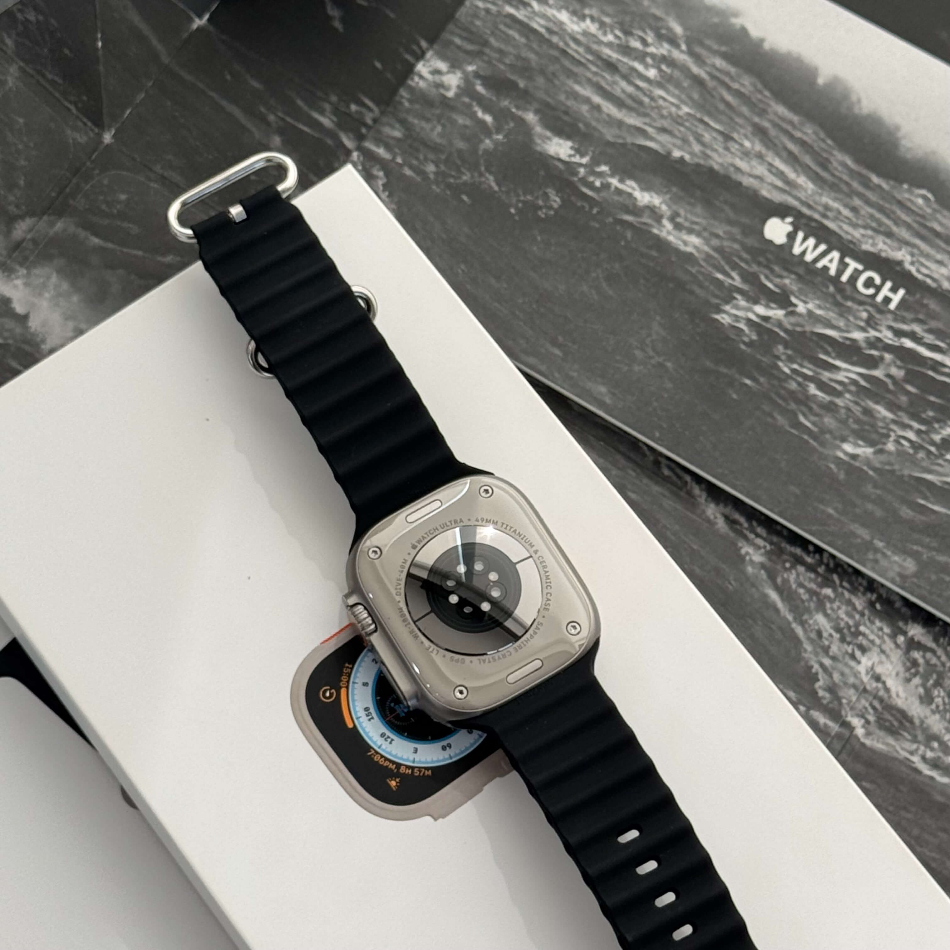 Apple Watch ULTRA 1 49mm - Saúde de bateria: 🔋88% - Ocean Banda (GPS + Cel) - (SEMINOVO) - Image 9