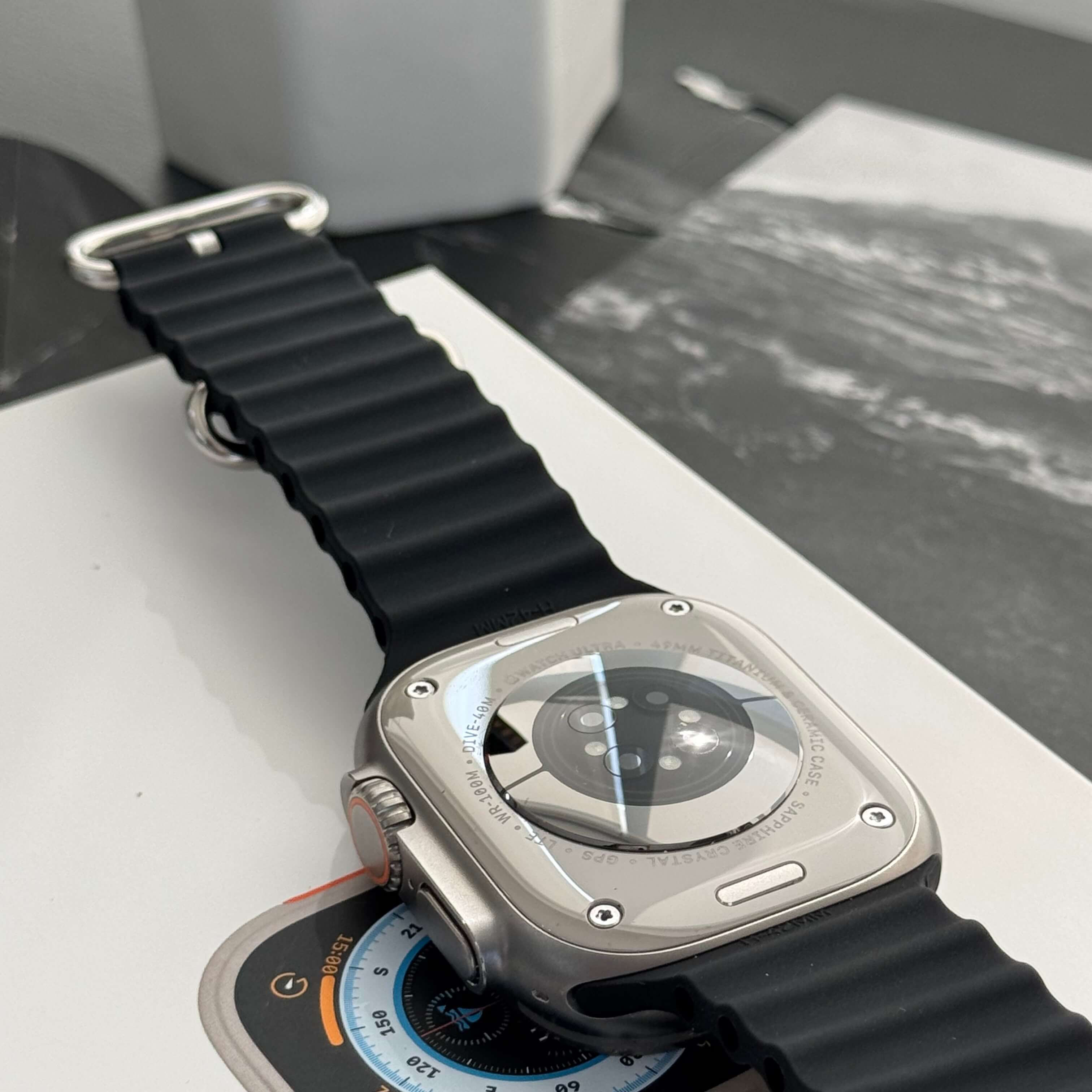 Apple Watch ULTRA 1 49mm - Saúde de bateria: 🔋88% - Ocean Banda (GPS + Cel) - (SEMINOVO) - Image 10