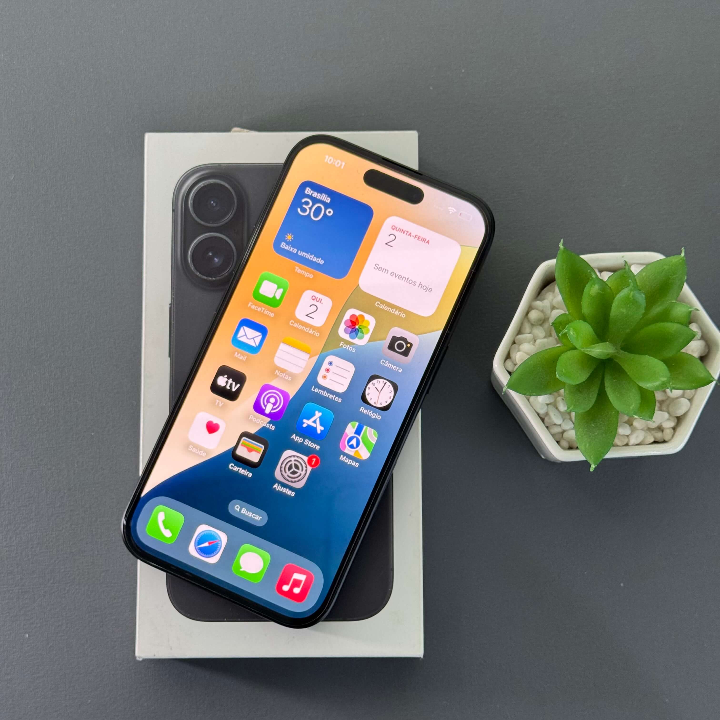 iPhone 16 128GB Preto - Saúde de bateria: 🔋89% - Tela de 6.1" - (SEMINOVO) - Image 13