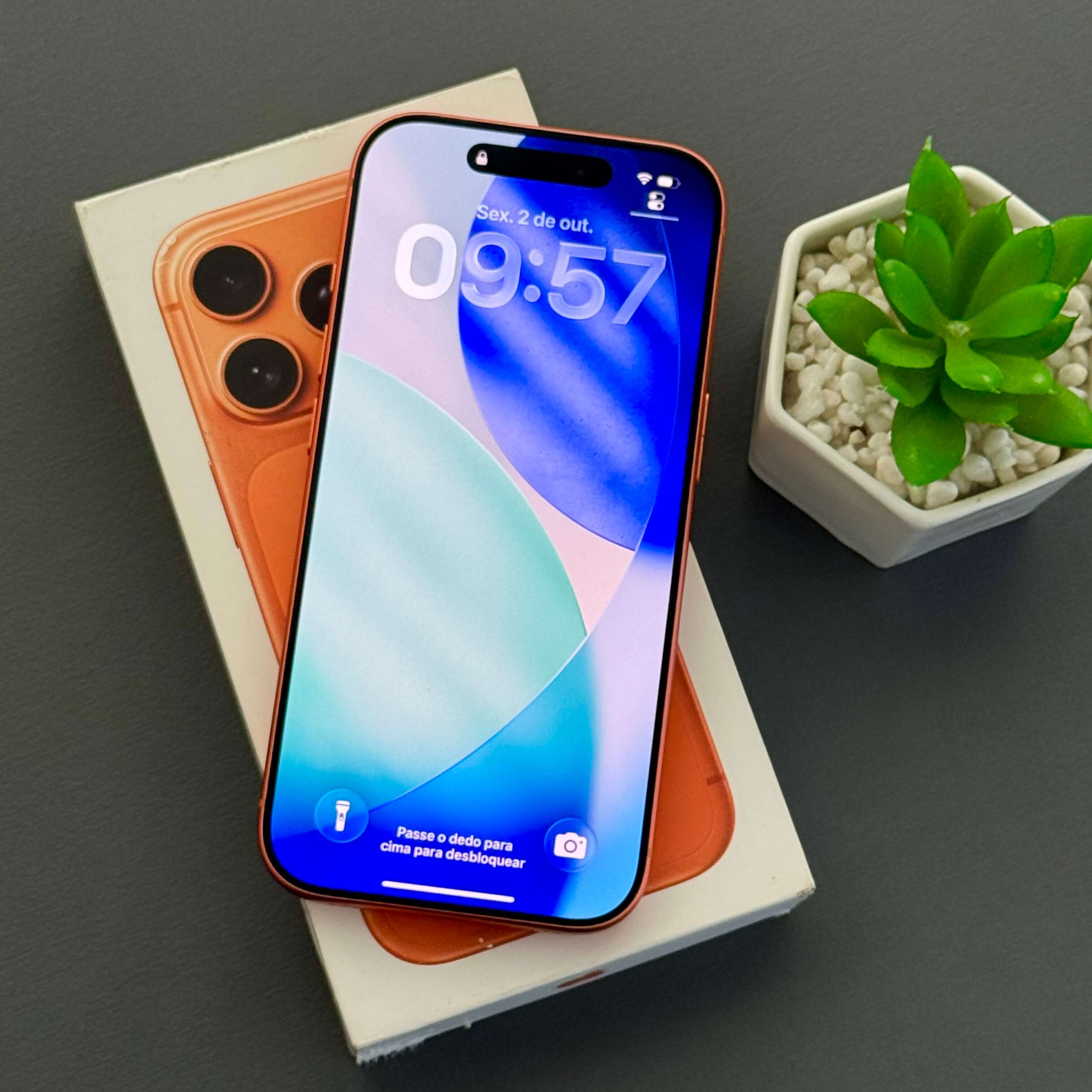 iPhone 17 Pro 512GB Cosmic Orange - Saúde de bateria: 🔋93% - Tela de 6.3" - (SEMINOVO) - Image 10